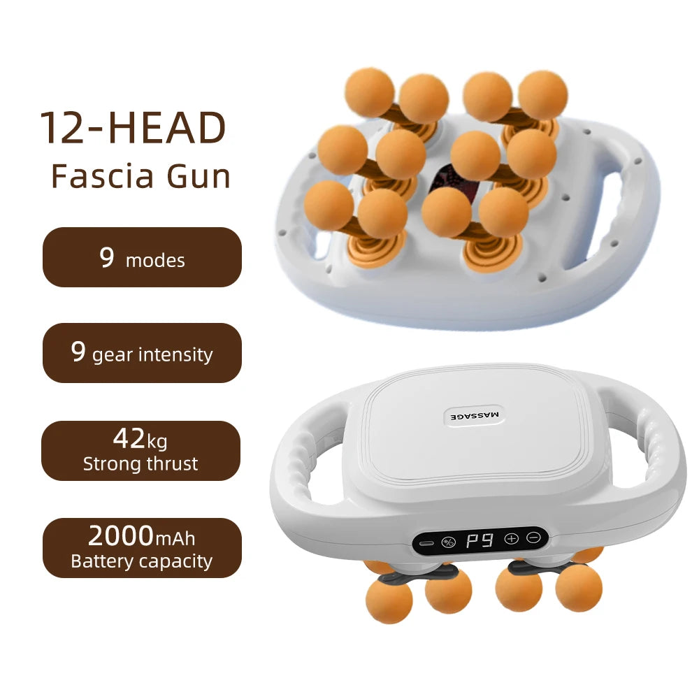 12-Head Multi-Zone Massager